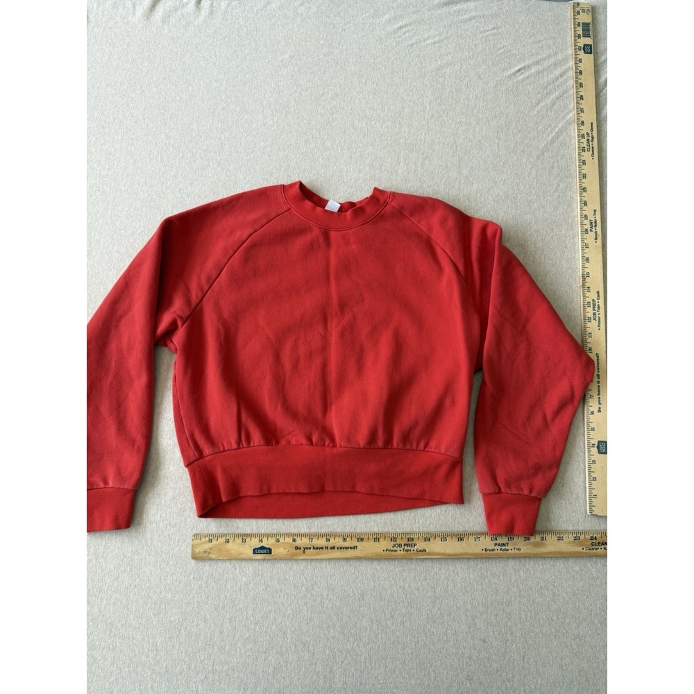 Athlete Woman's Red PS size Athletic Pull Over Sweater